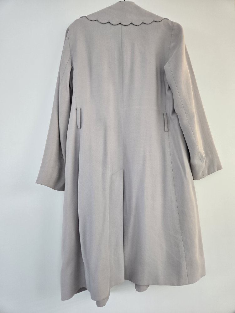 Club Monaco Scalloped Collar Light Grey Blazer - photo 2