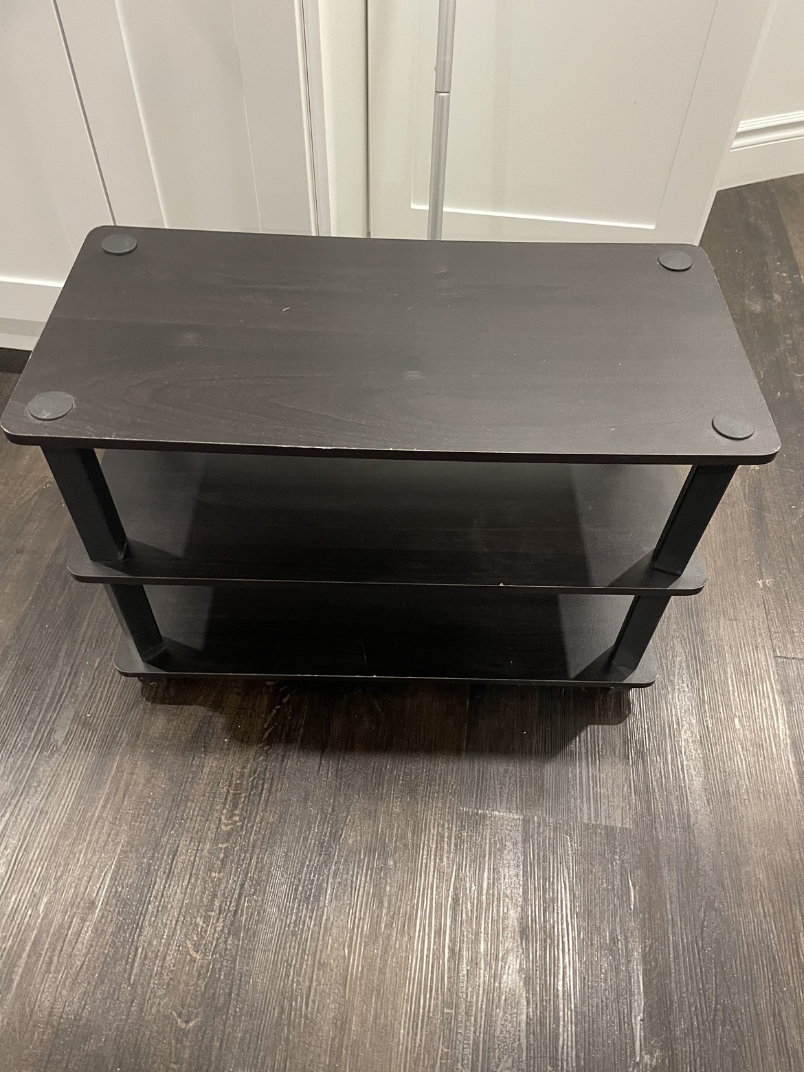 Black 3-Shelf shoes rack - photo 2