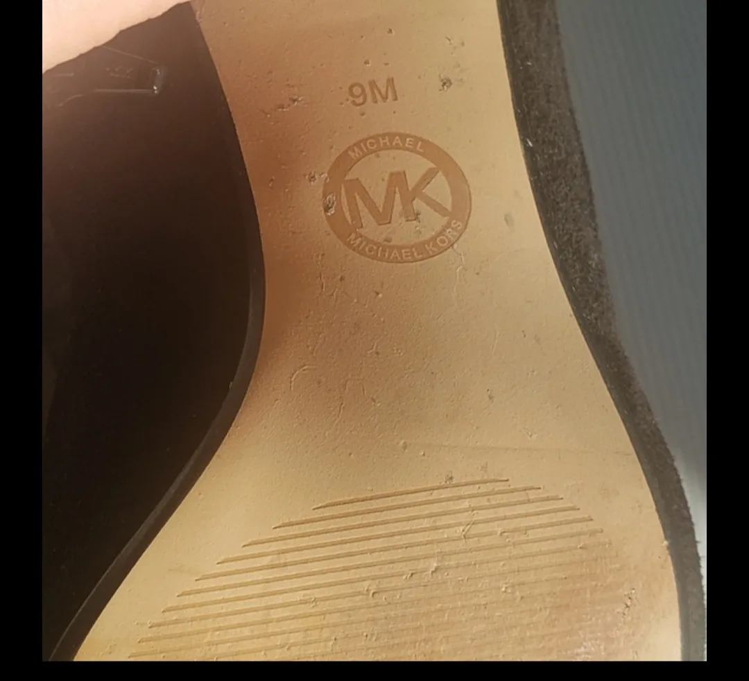 Michael Kors Faux Suede Black Over the Knee Boots image indicator(5)