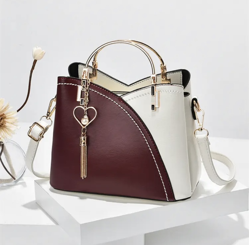 Designer Handbag (blue/light pink) - photo 3
