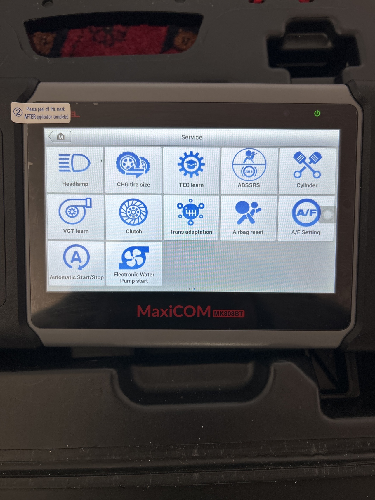 MaxiCOM MK808BT Diagnostic Scanner - photo 5