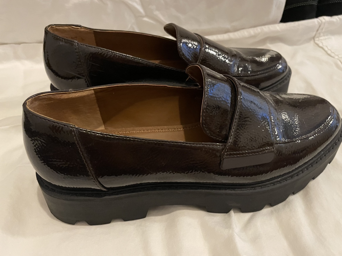 Franco Sarto Brindy Platform Loafers - Dark Brown - photo 3