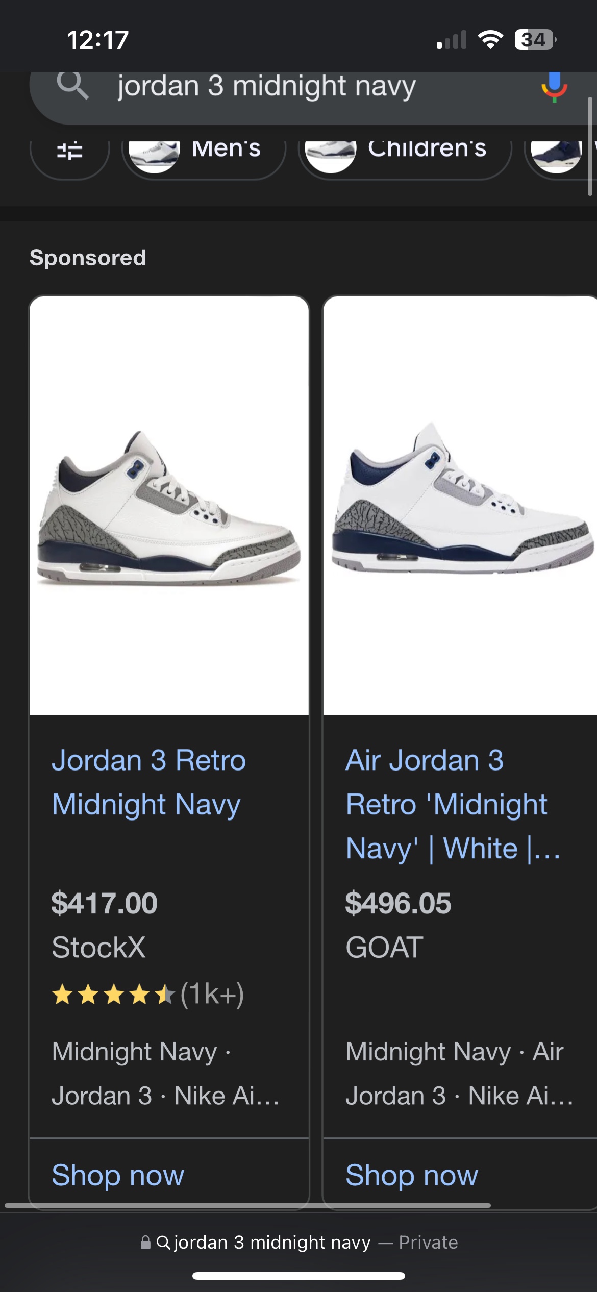 Jordan 3 Midnight Navy - photo 3