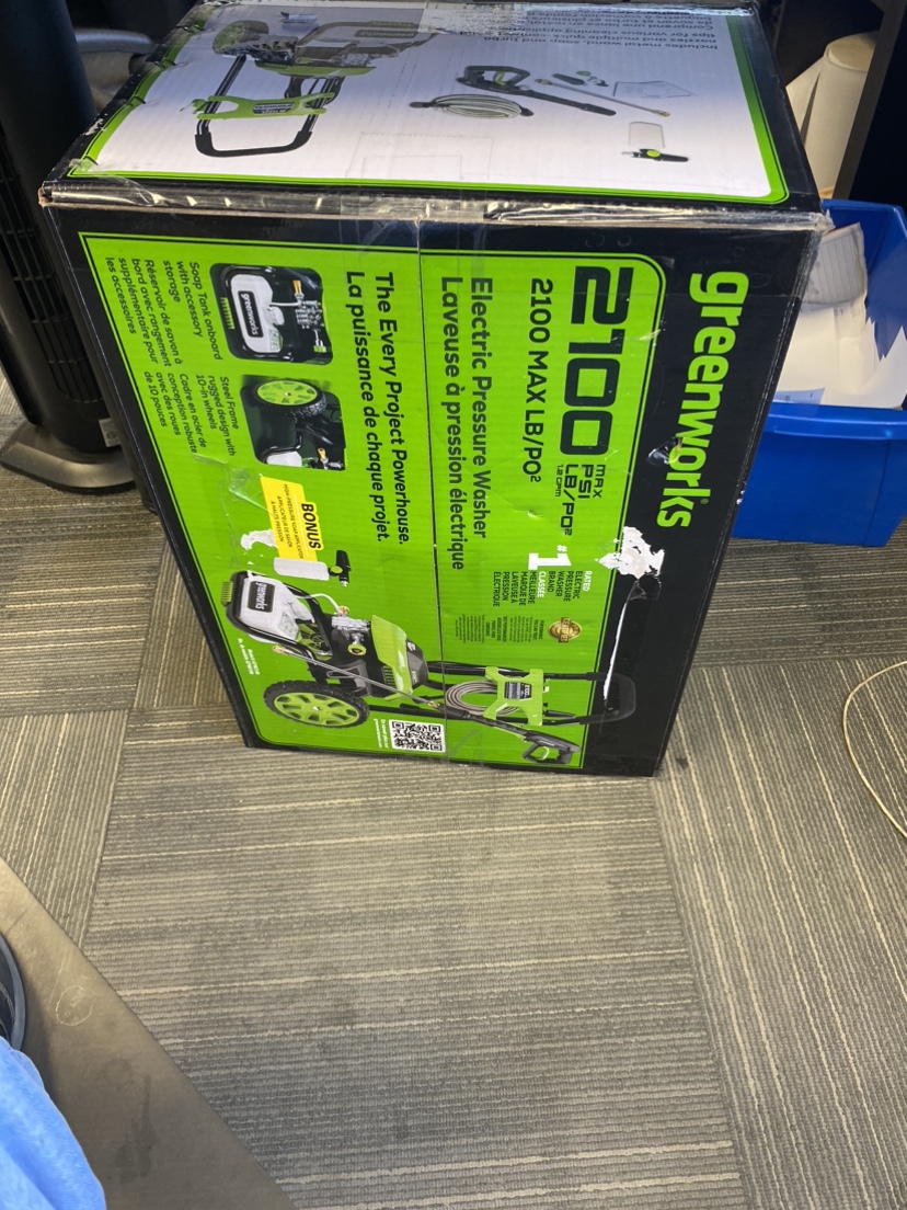 Greenworks 2100 PSI Electric Pressure Washer - photo 3