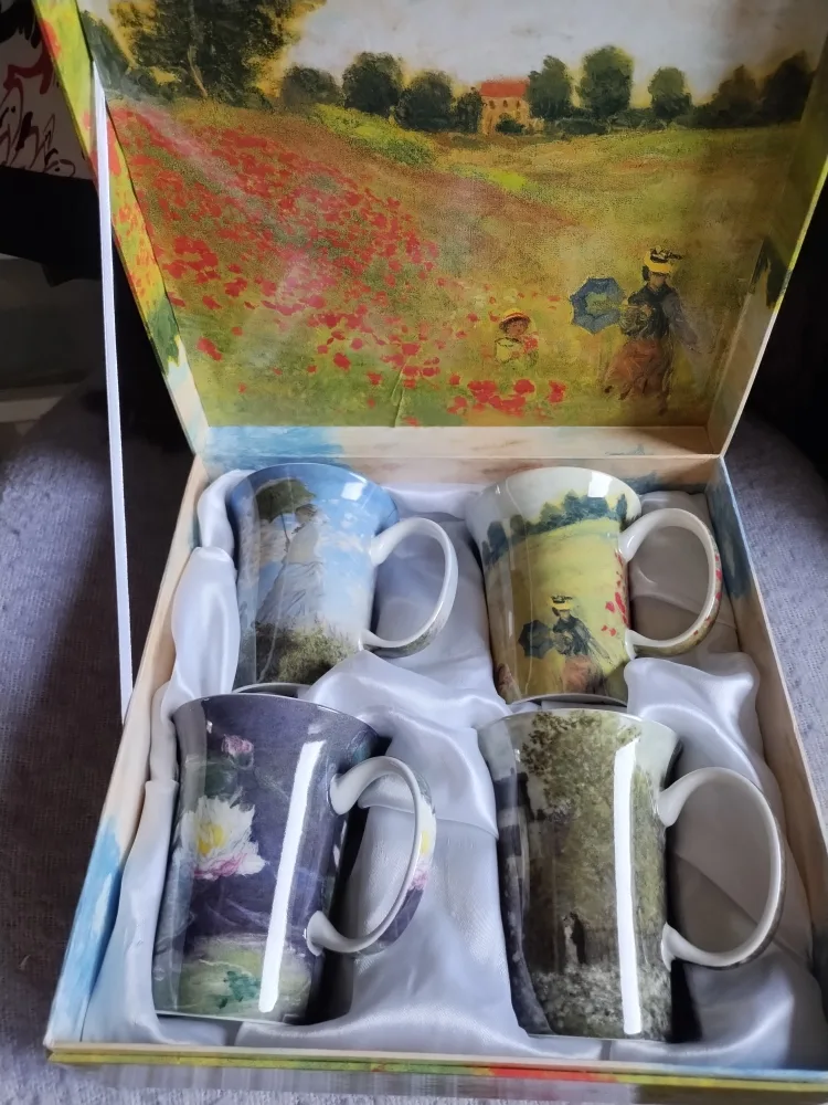 McIntosh Fine Bone China mugs - Monet designs thumbnail