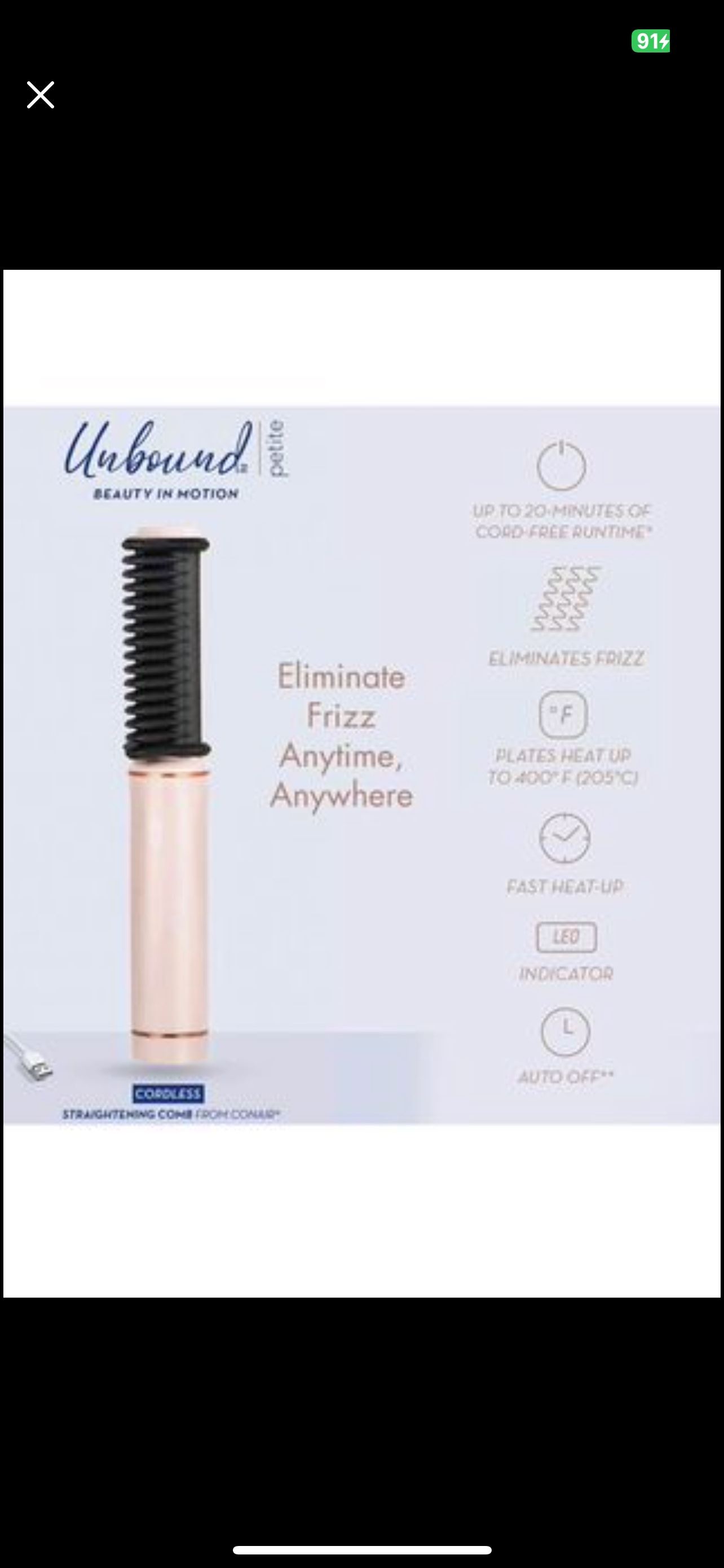Unbound Hair Straightening Brush - photo 5