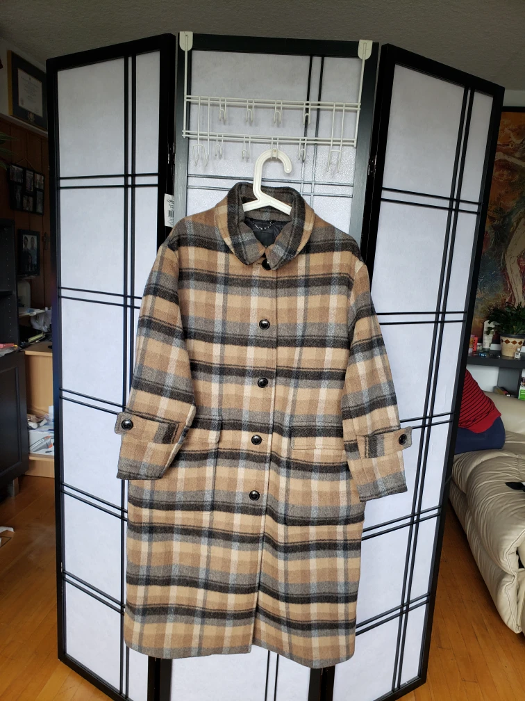 Banana Republic Plaid Coat