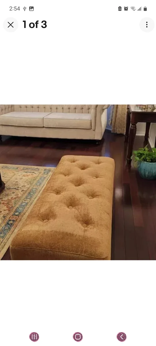 AUTHENTIC GENUINE BOMBAY AND COMPANY TAYLOR BENCH image indicator(3)