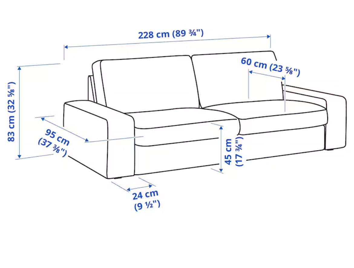 Dark Grey Two IKEA Seater Sofa - photo 4