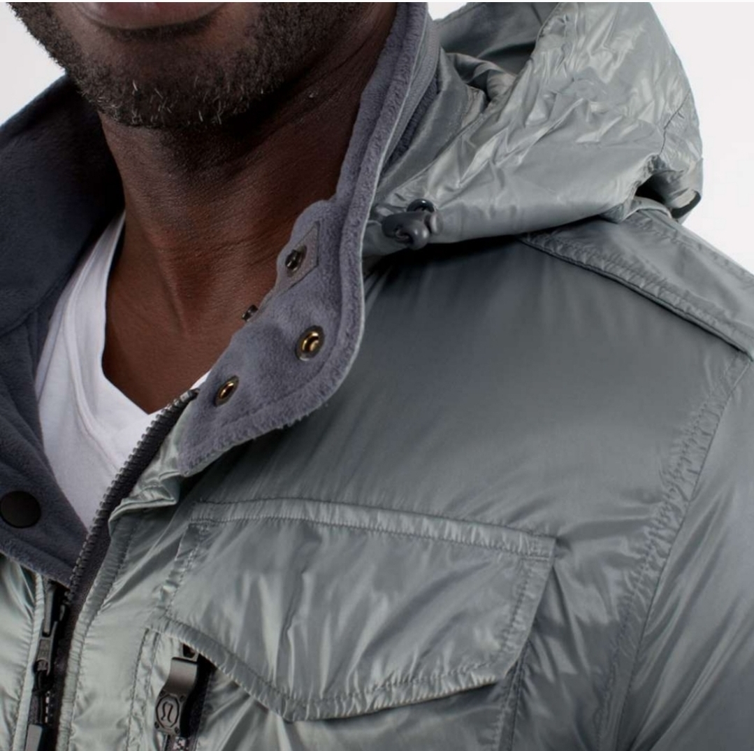 Lululemon Polar Opposite Jacket Dark Slate/Monument, Like New - photo 3