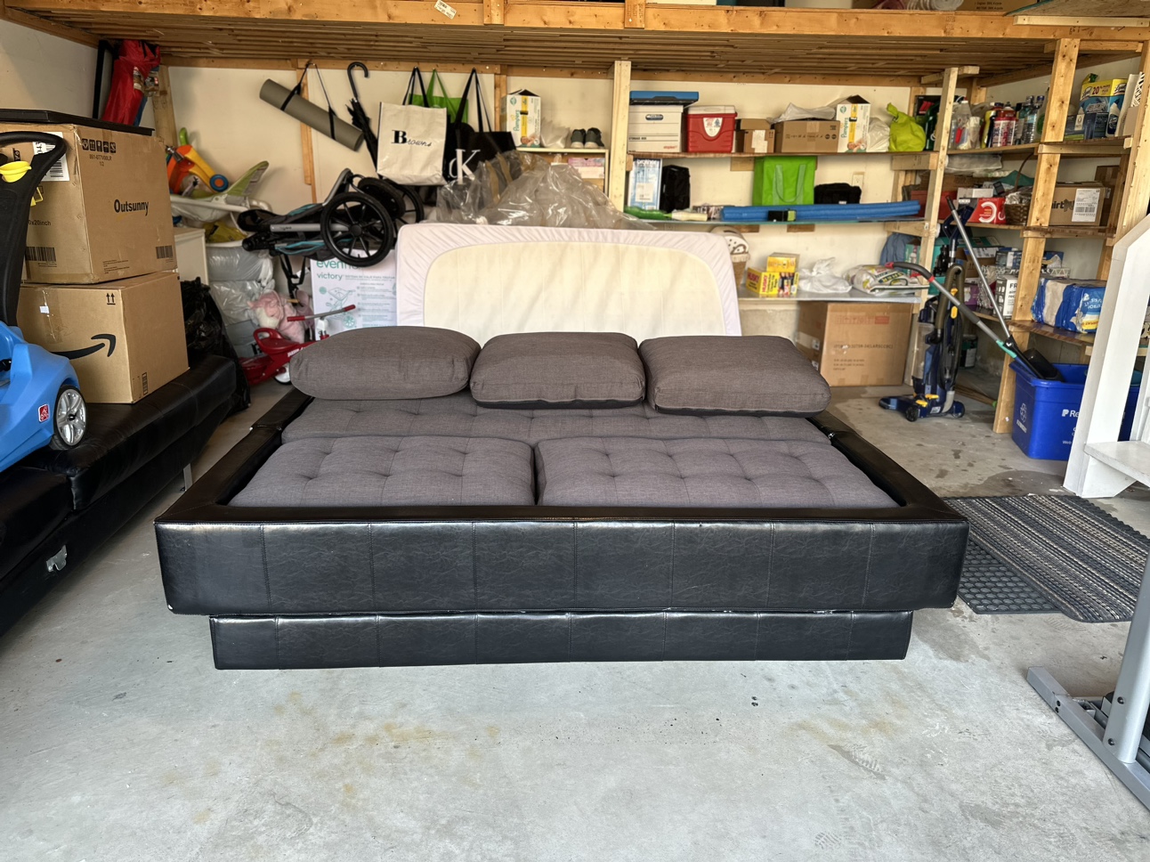 Sofa Bed with Ottomans - photo 5
