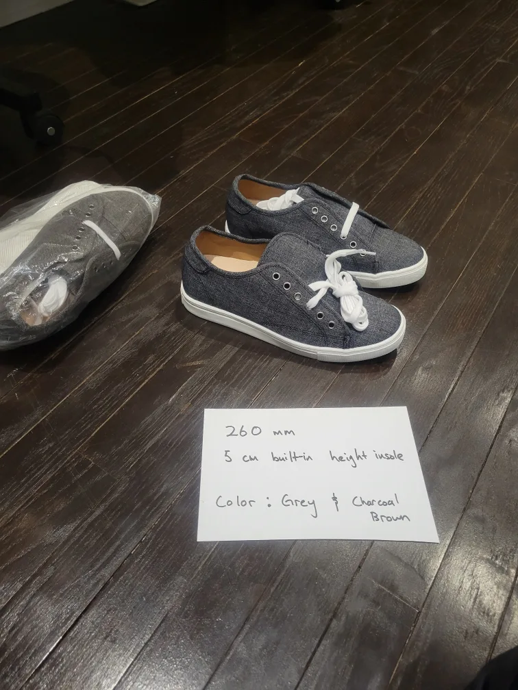 Height Increase Men's Shoes - Grey image indicator(5)