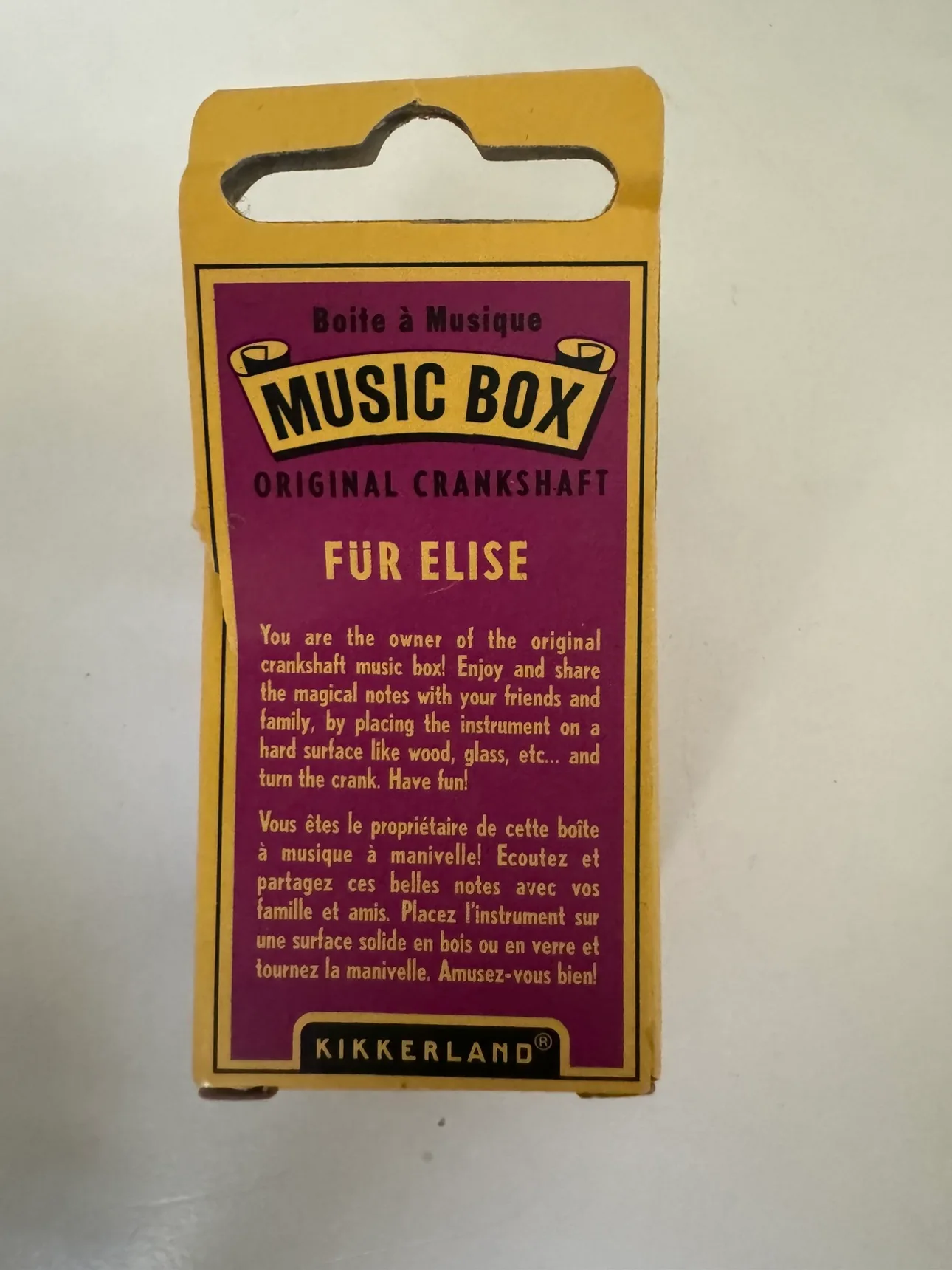 Kikkerland Music Box - Für Elise🧡 image indicator(2)