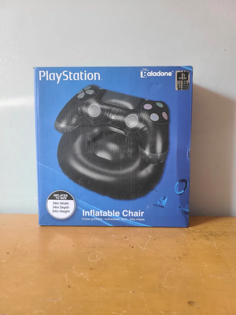 SONY Playstation Paladone Inflatable Controller Chair Vintage image indicator(2)