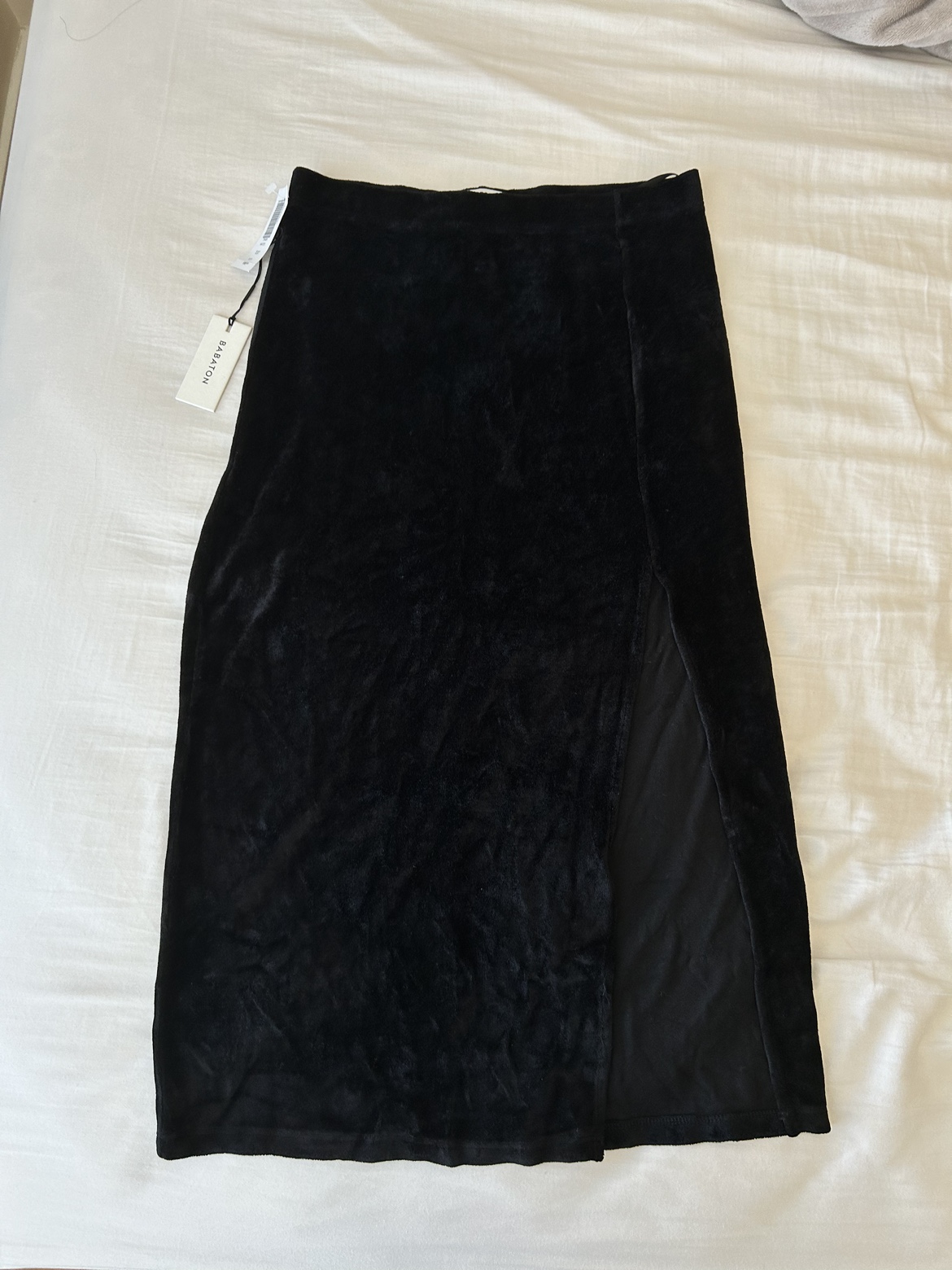 babaton velvet skirt - photo 2
