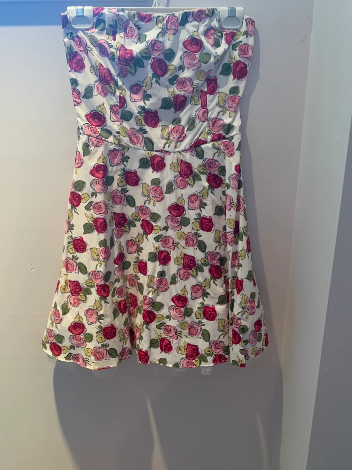 Floral Strapless Dress thumbnail