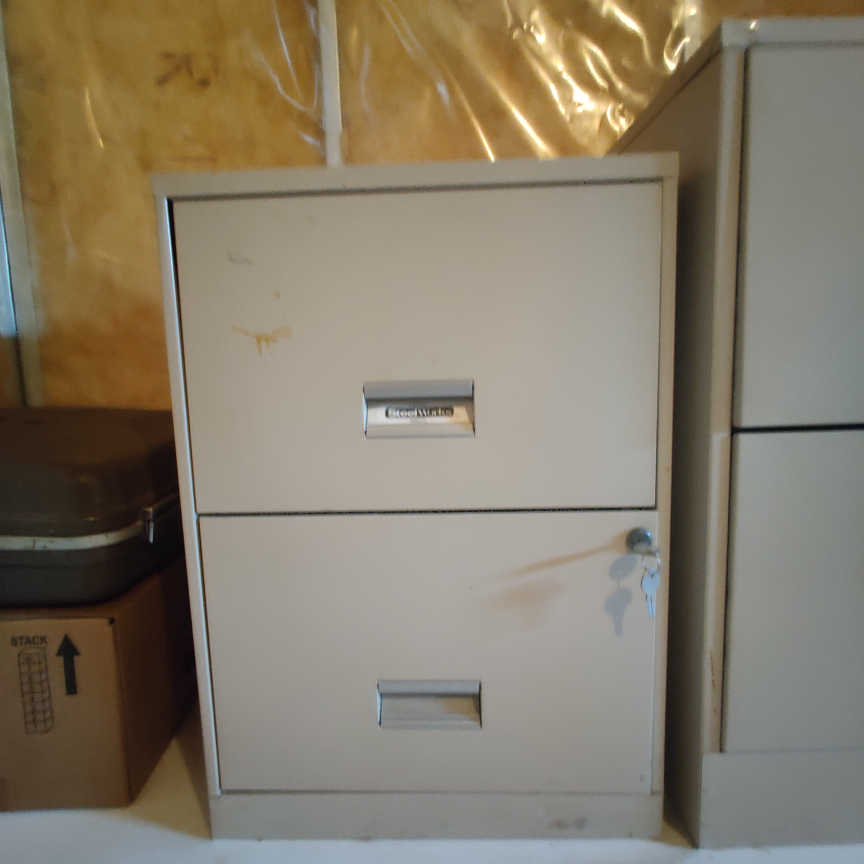 Steelcase Two Drawer Filing Cabinet - photo 2