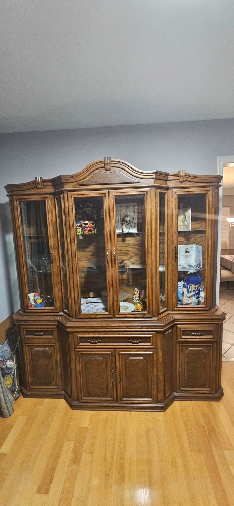 Wood with Glass Doors Karrot