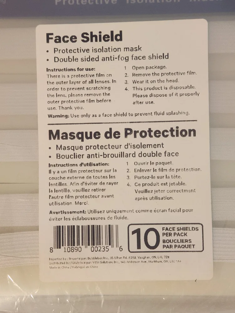 Face Shields (10 Pack)❤️ image indicator(3)