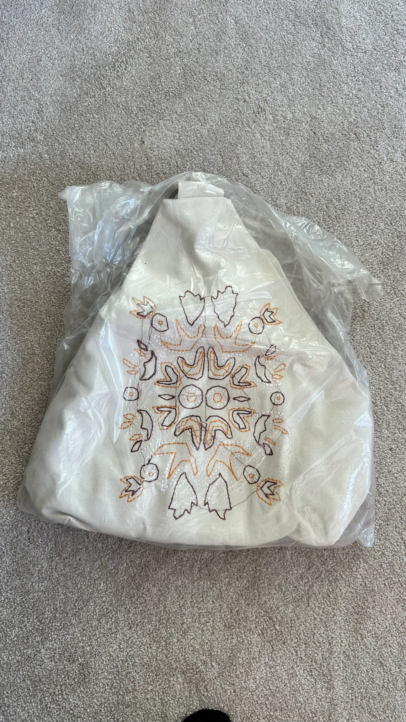 Brand new Canvas crossbody/Tote Bag image indicator(3)