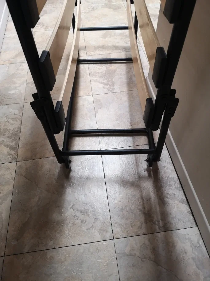 metal cot bed with mattress image indicator(4)