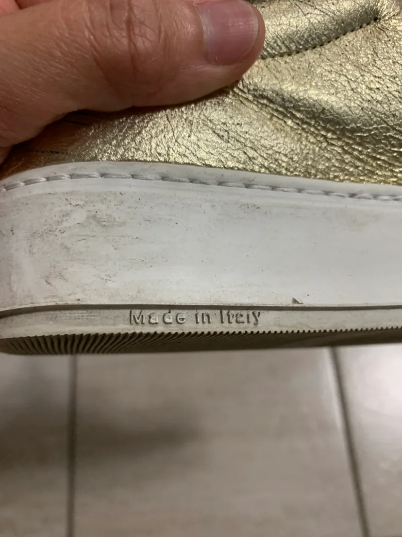 Acne Studios Gold Sneakers image indicator(5)