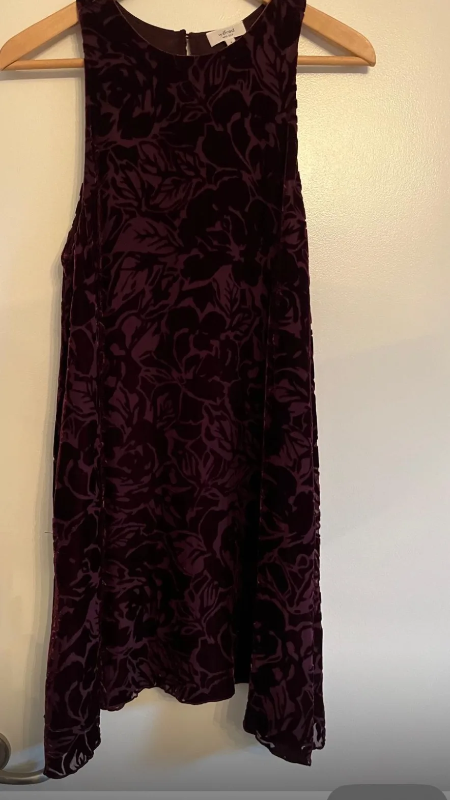 Wilfred Floral Velvet Dress image indicator(2)