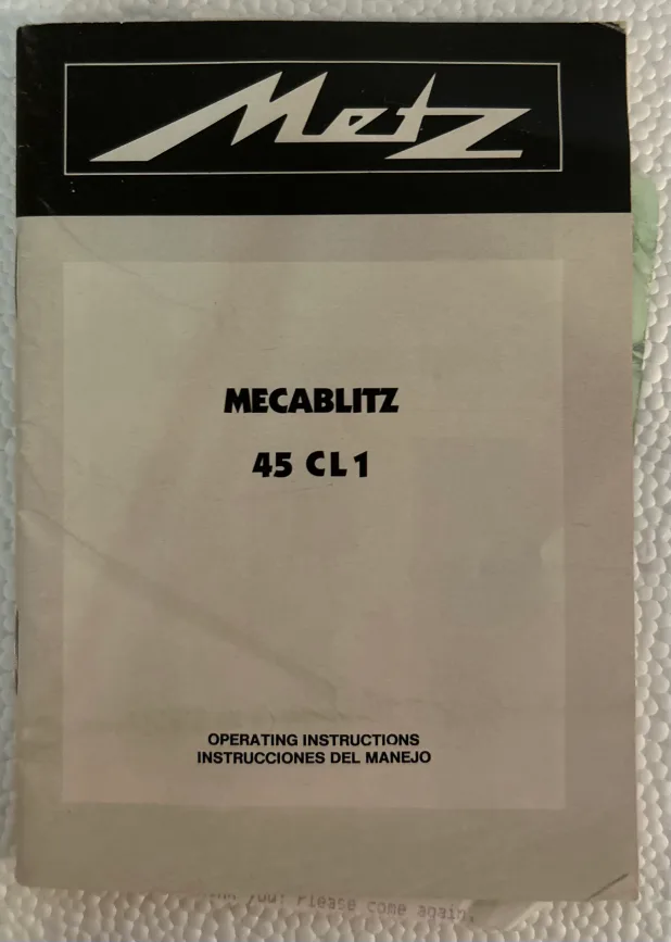 Vintage Metz Mecablitz 45 CL1 Flash image indicator(3)