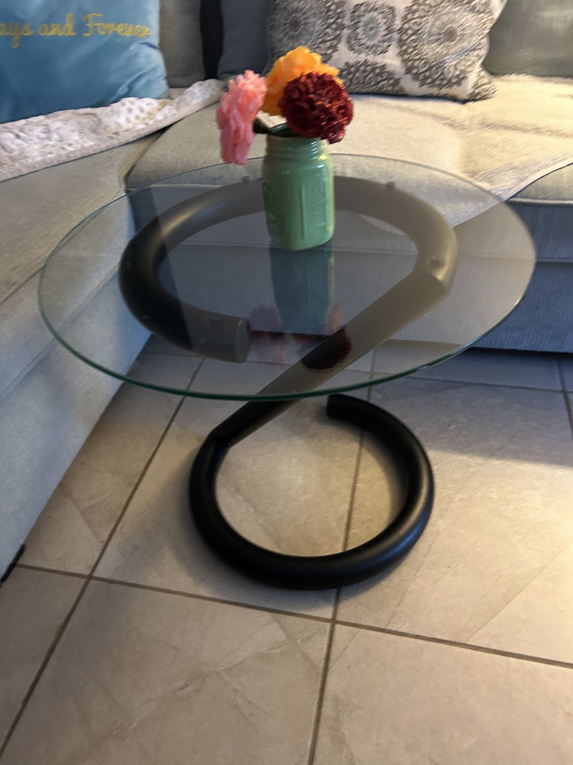 🧡Glass Top Center or Side Table