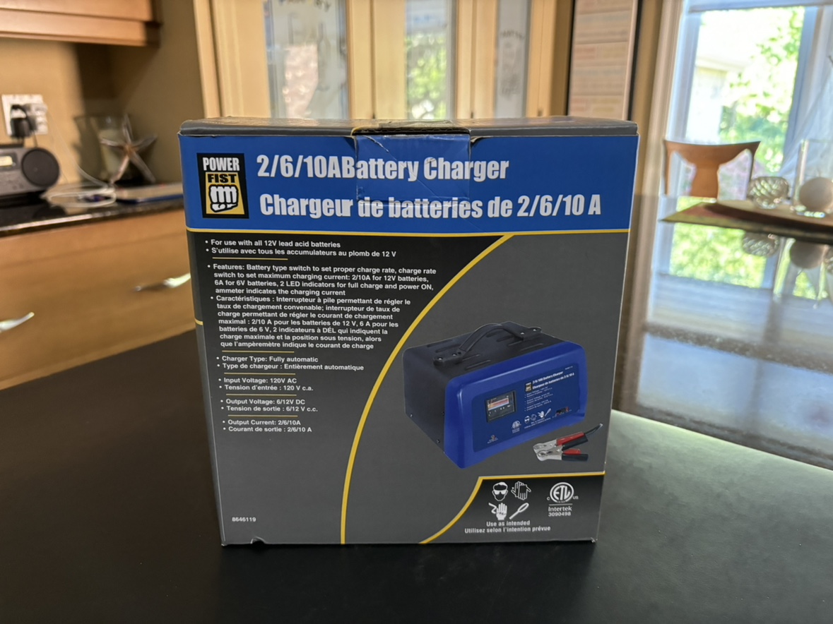 Power Fist 2/6/10A Battery Charger