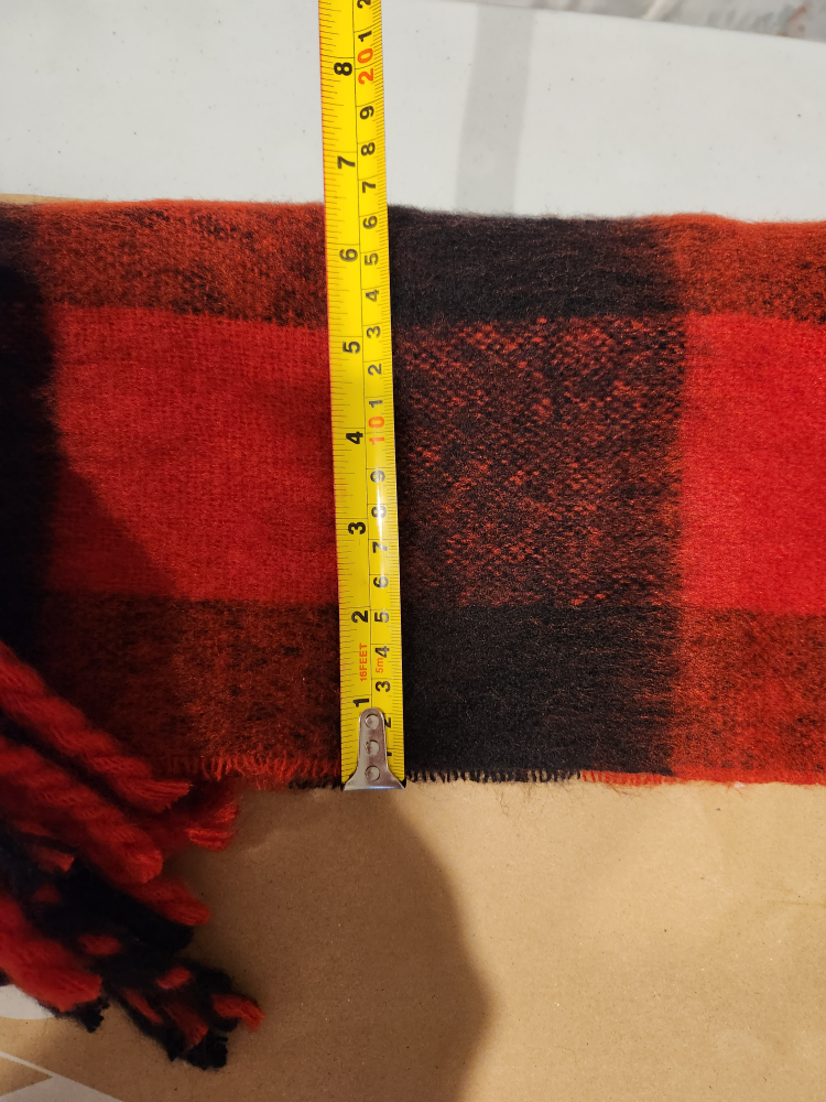 Red and Black Plaid Scarf - photo 2