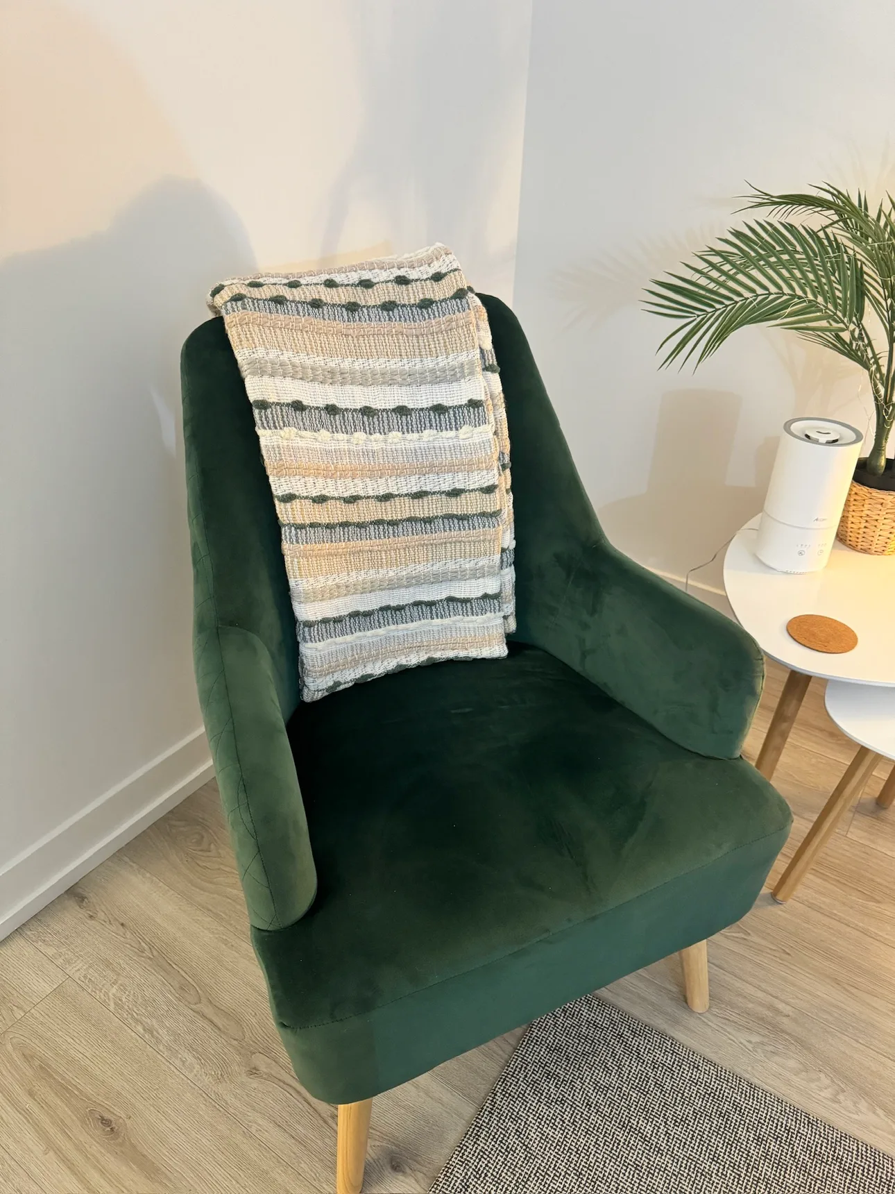 Velvet Green Armchair image indicator(3)