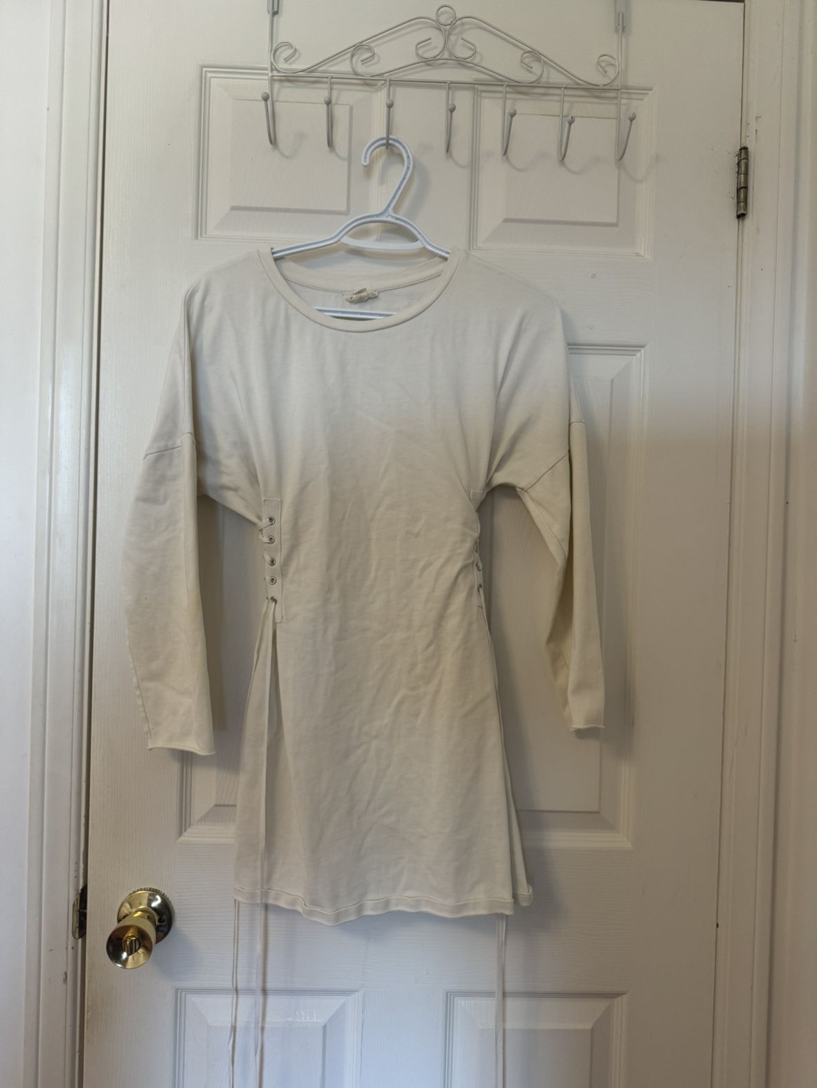 White Long Sleeve Dress - photo 2