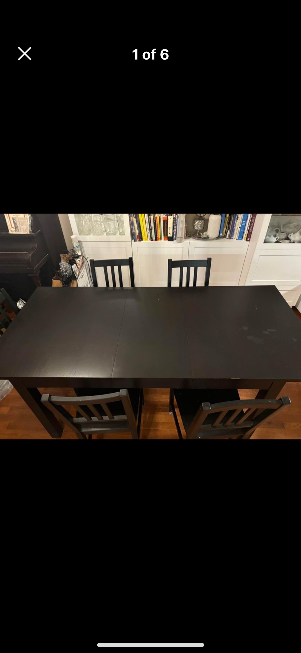 IKEA Dining Table and 6 Chairs - photo 2
