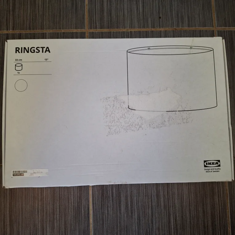 IKEA 13" lampshade, white thumbnail