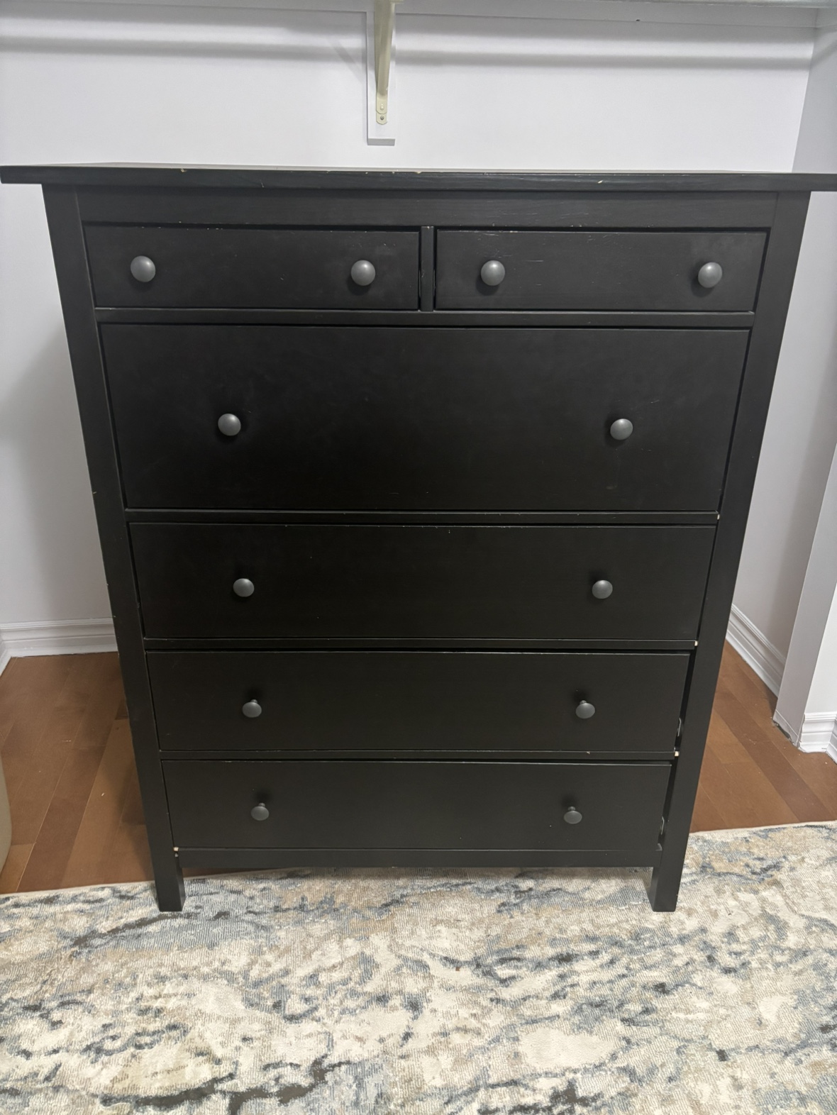 Black Chest of Drawers (IKEA Hemnes)
