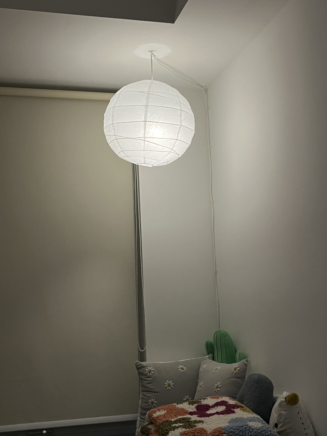 IKEA Regolit Lamp Shade with Havsris Cord