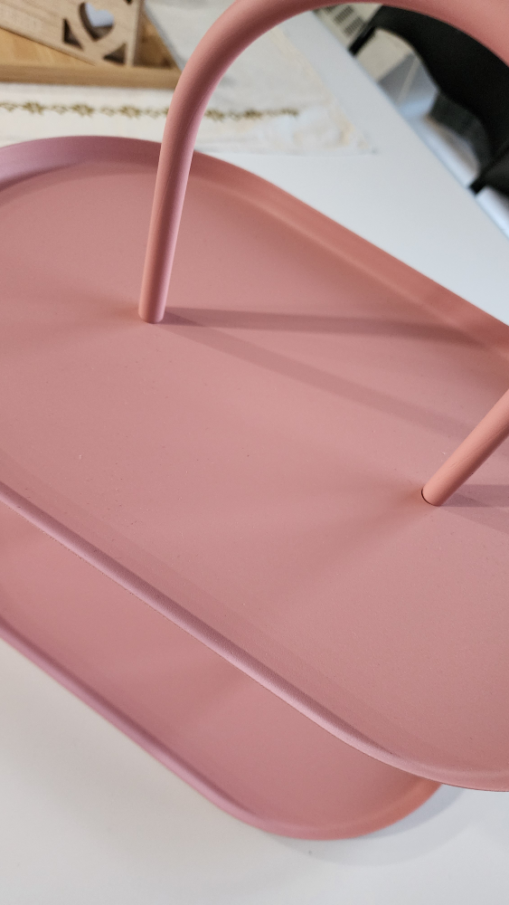 Pink food/dessert serving stand 🧡 - photo 4