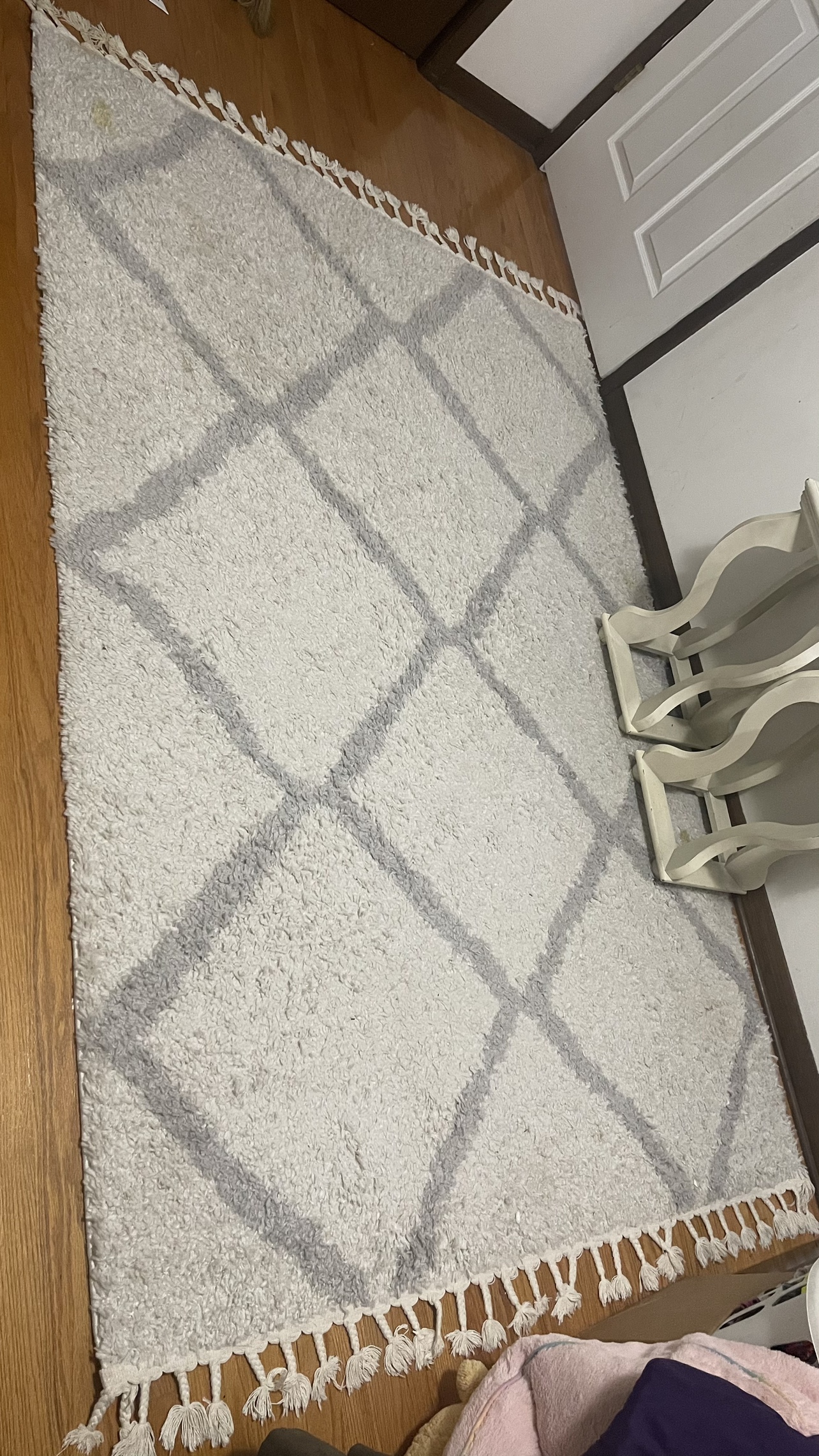 White and Gray Rug