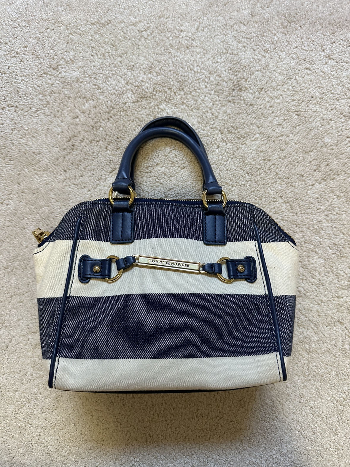 Tommy Hilfiger Striped Handbag