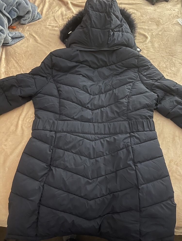 Women’s Tommy Hilfiger Belted Faux-Fur-Trim Hooded Puffer Coat - photo 3