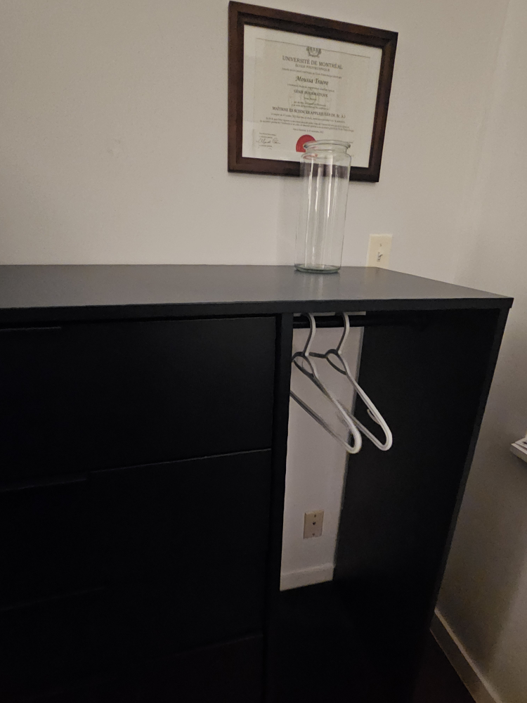 Blue Dresser with Hanging Spaceue - photo 3