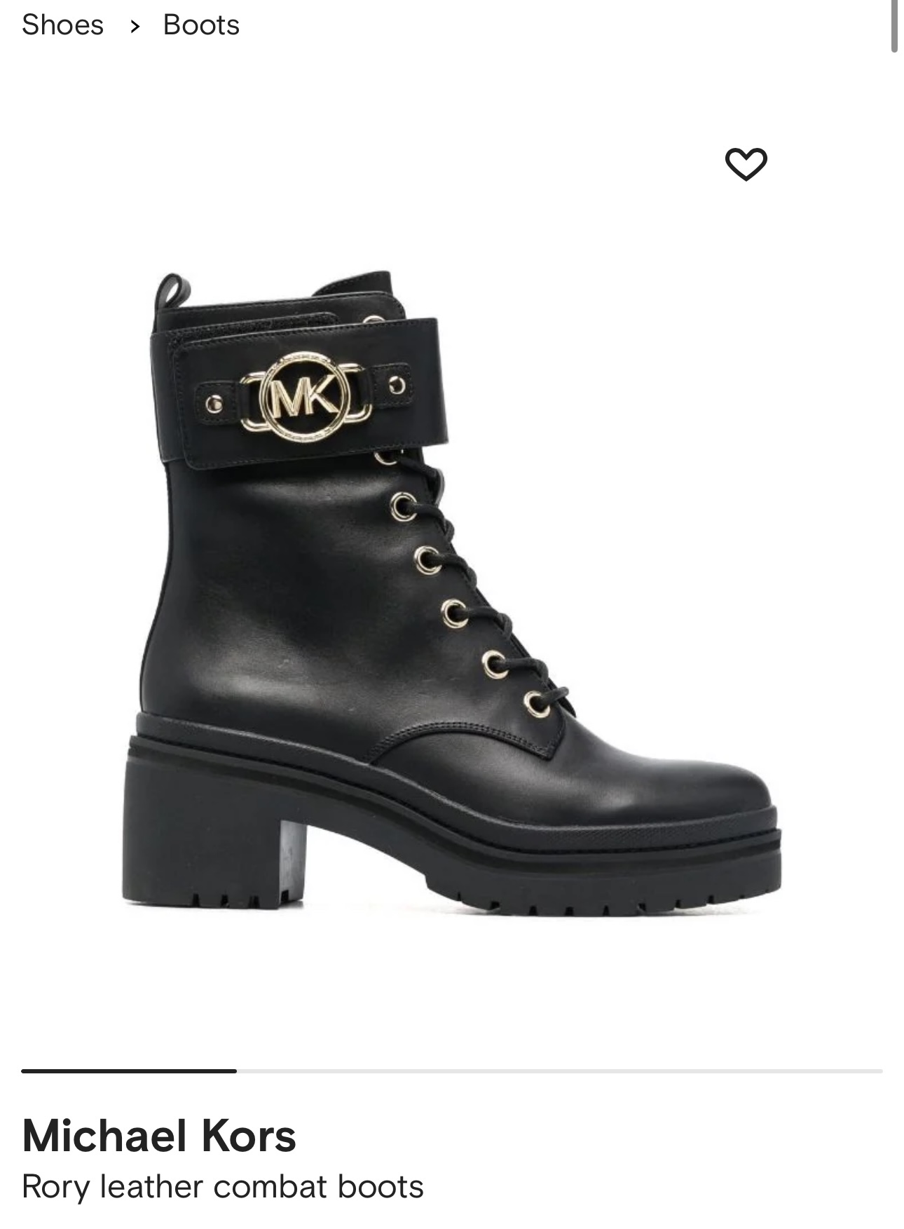 Michael Kors Rory  Leather Boots