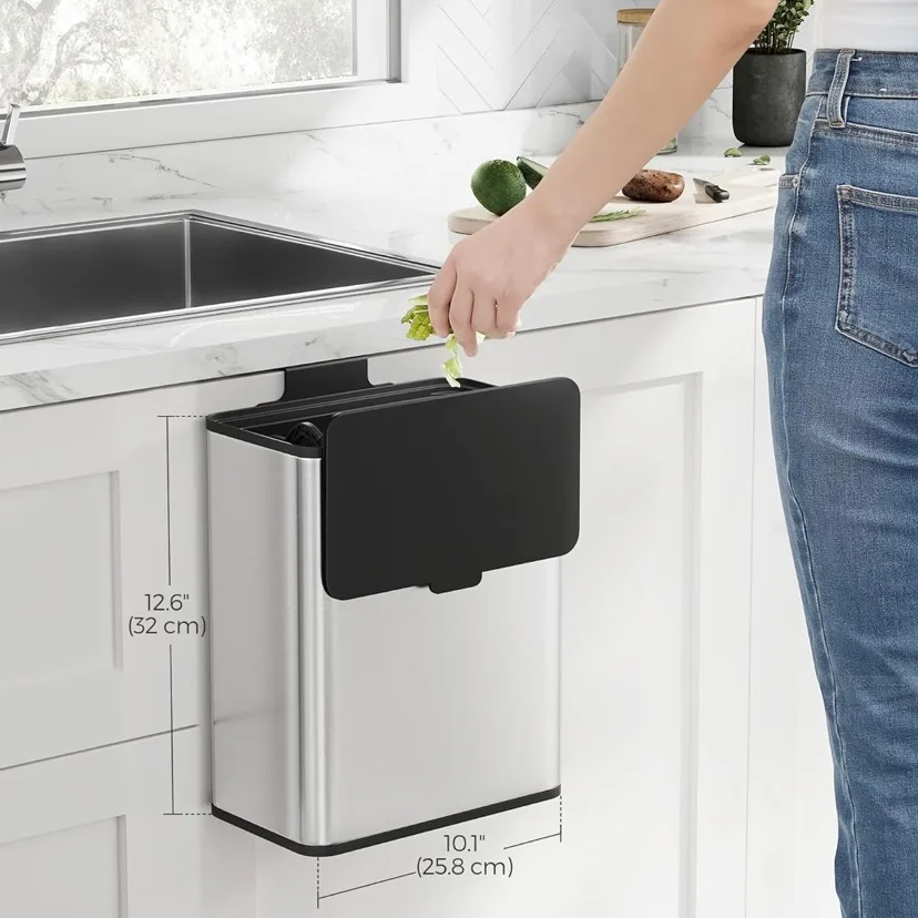 Hanging Trash Can, 2.1-Gallon (8 L) image indicator(2)