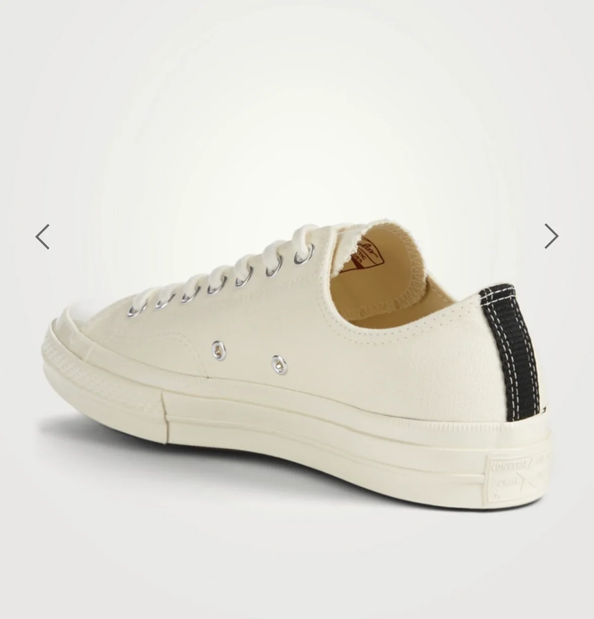 NEW-CONVERSExCDG PLAY-Sneakers size 8 - $180 image indicator(3)