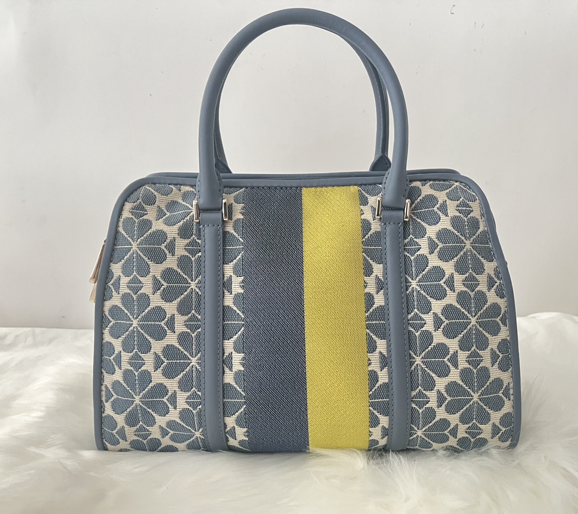 👜 Kate Spade Spade Flower Jacquard Stripe Medium Satchel 👜 - photo 3