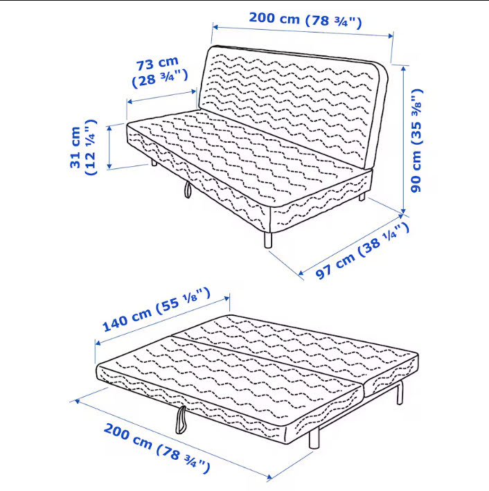 IKEA Nyhamn Sofa bed - photo 2