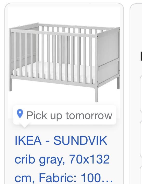 Ikea sundvik crib hotsell