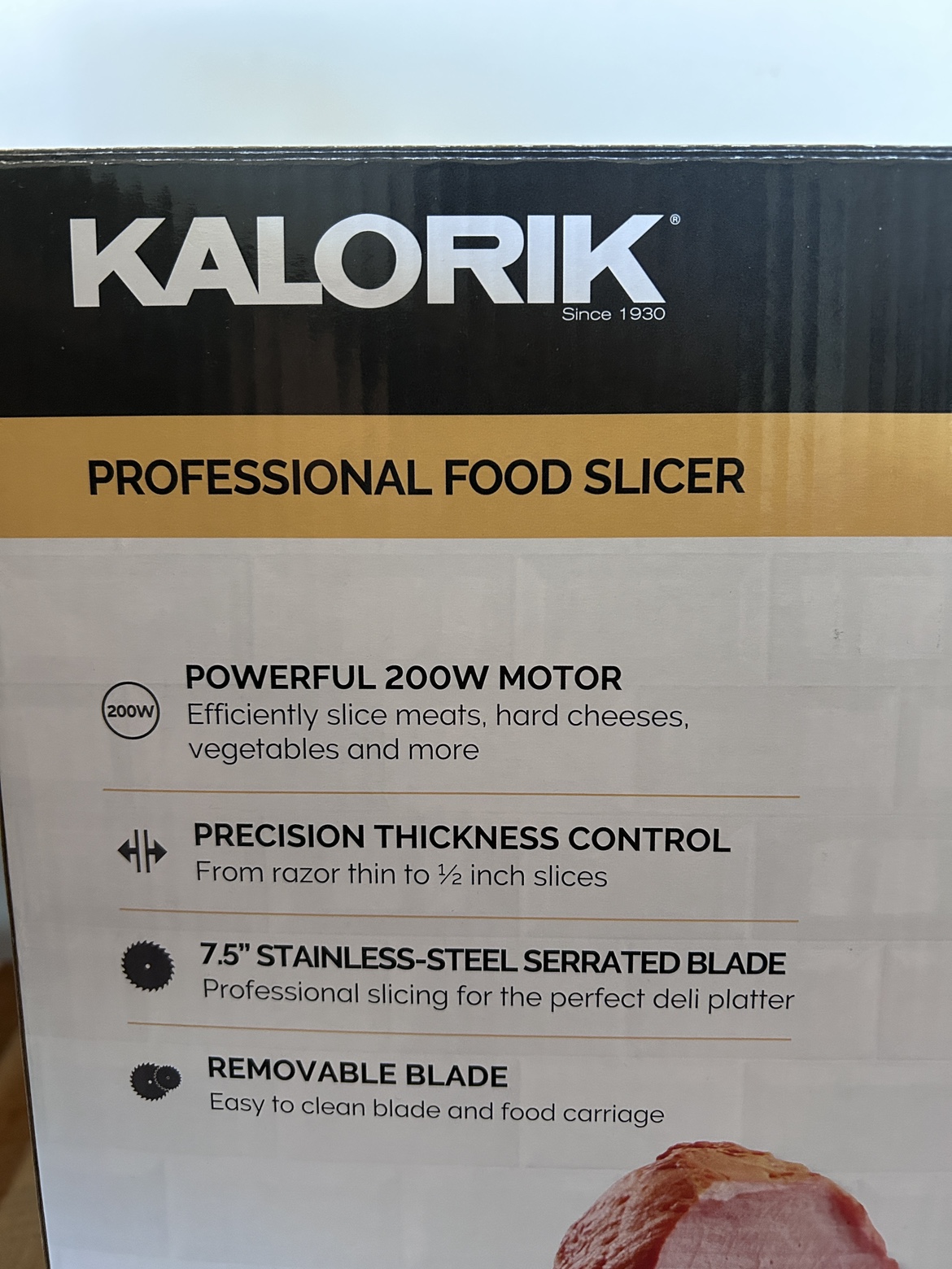 Kalorik 200 Watts Professional Food Slicer - photo 5
