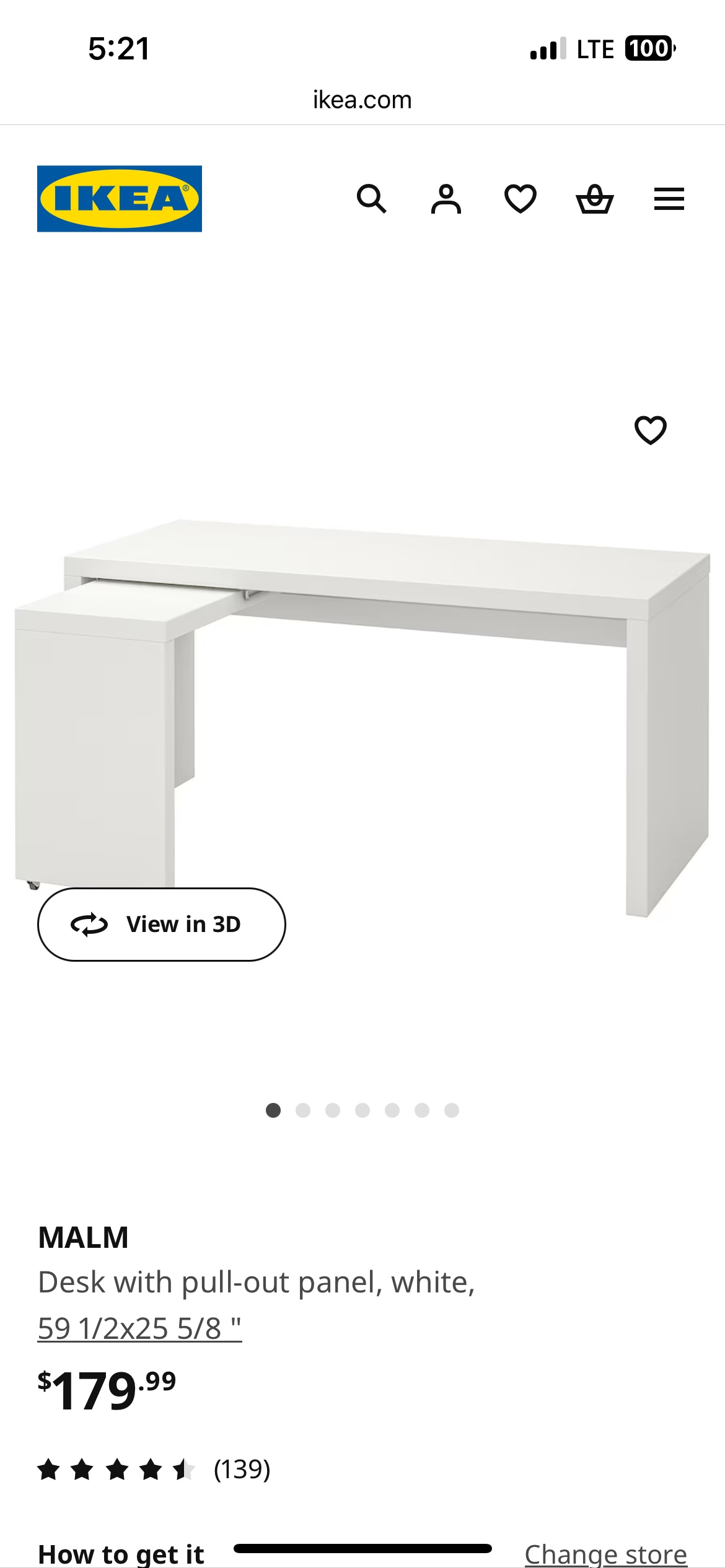 Sell Before This Sunday - IKEA MALM White Desk